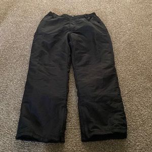 Size L black ski pants